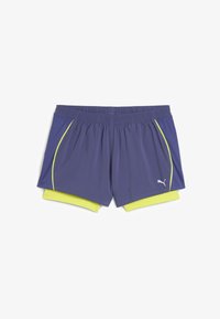 Selected, blue crystal