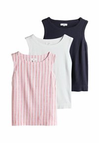 THE SET REGULAR FIT - SWING 3 PACK  - Blouse - navy white pink stripe