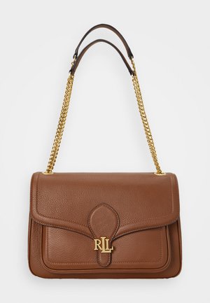 Lauren Ralph Lauren BRADLEY SHOULDER BAG MEDIUM - Umhängetasche - tan