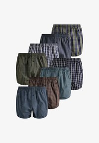 Valimata, navy green check