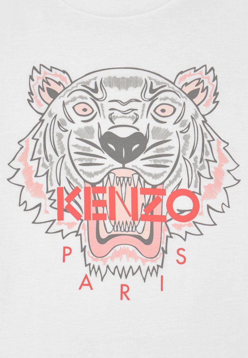 Kenzo Kids Shortsleeves Tee Marskinėliai Su Spaudiniu White Balta Zalando Lt