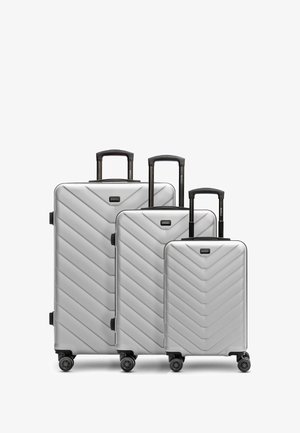 ESSENTIALS 3-SET TEILIG - Juego de maletas - silver-colored