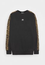 adidas Originals LEOPARD CREW - Sweatshirt - black/svart - Zalando.no