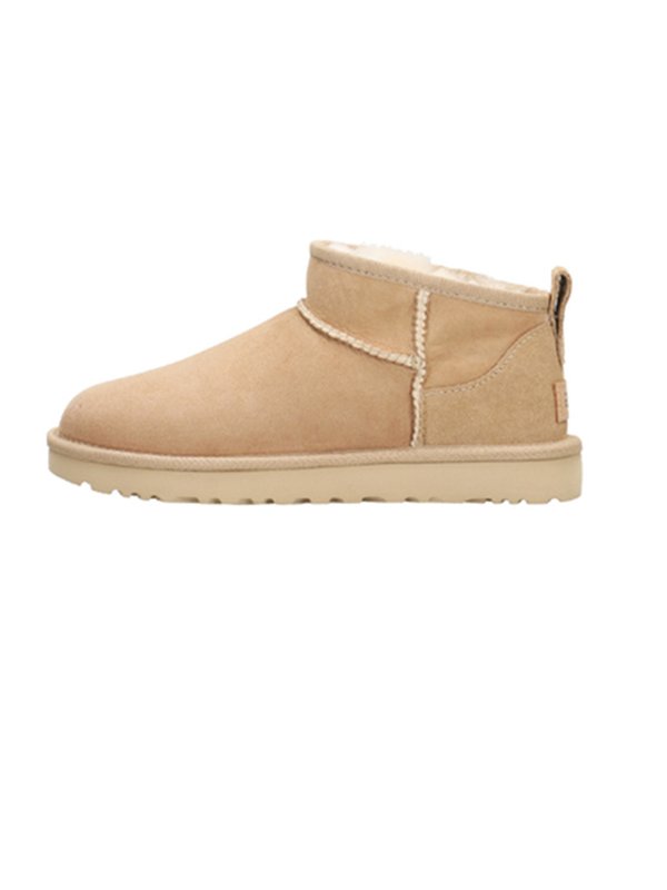 CLASSIC ULTRA MINI - Ankle boots - sand