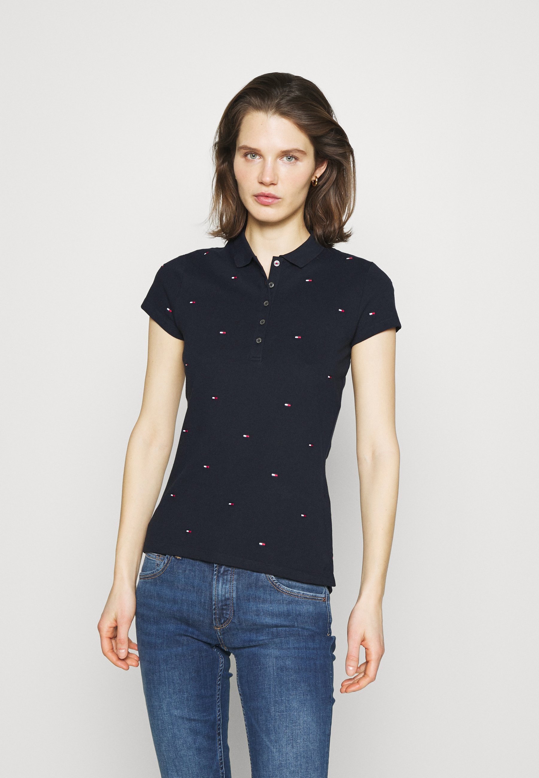 Women FELICIA SLIM EMBROIDERY - Polo shirt Women FELICIA SLIM EMBROIDERY - Polo shirt
