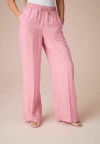 Next TALL FIT - ELATICATED WAIST WIDE  - Kelnės - pink
