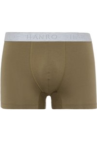 Hanro ESSENTIALS 2 PACK - Boxerkalsong - dusky green deep onyx