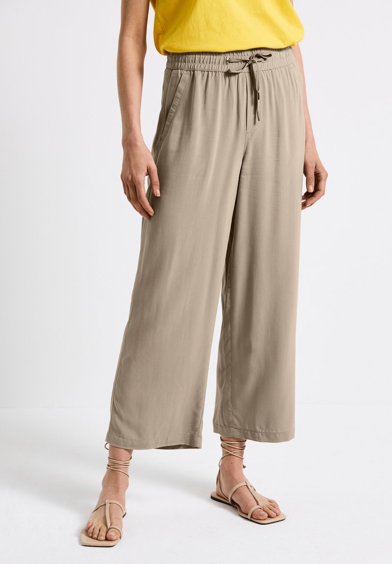 Street One Tygbyxor - beige