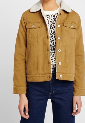 Veste en jean - mustard yellow