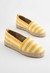 Next FOREVER COMFORT CHUNKY - Espadrillas - yellow white