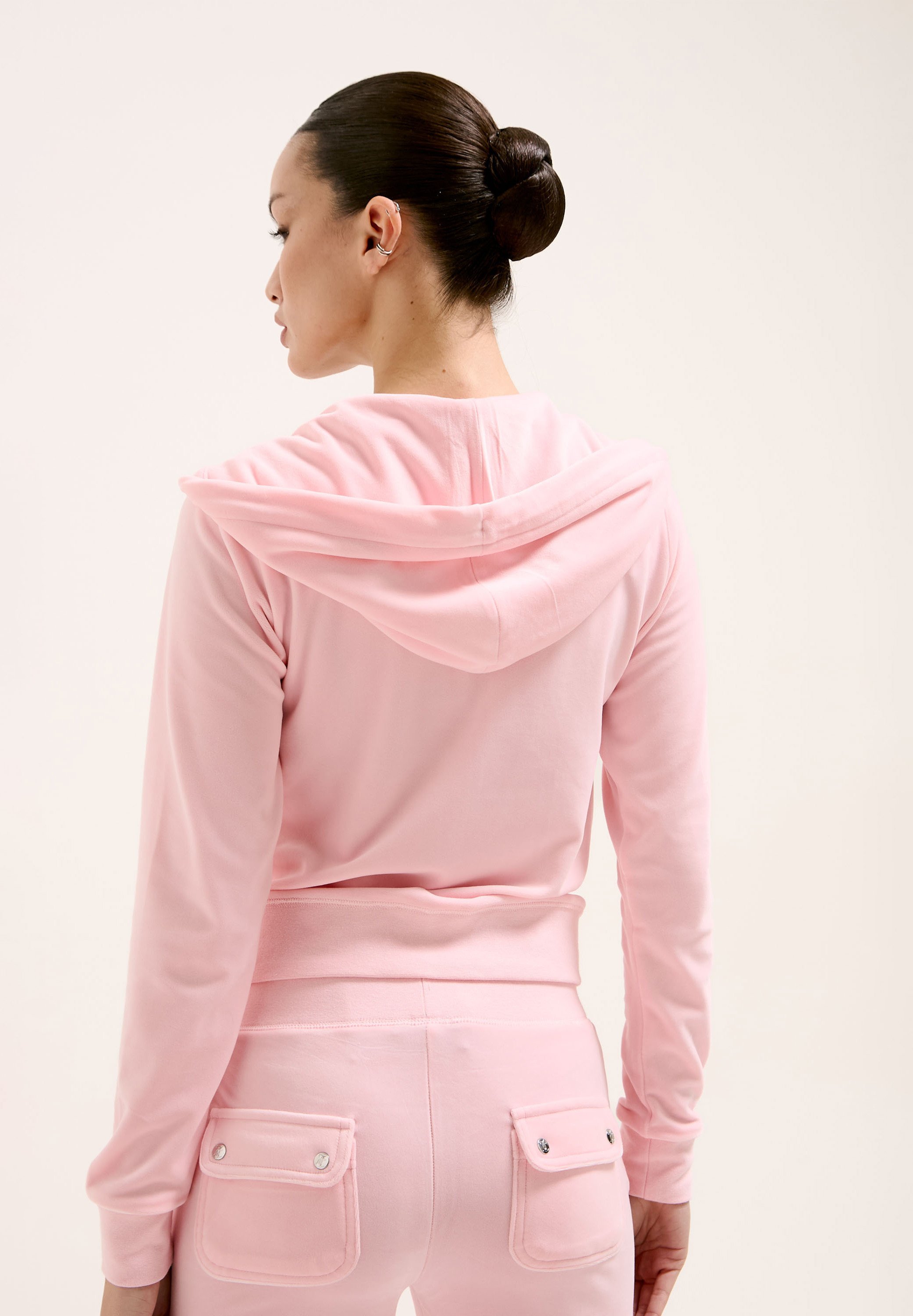 Juicy Couture Zip-up sweatshirt - almond blossom/light pink - Zalando