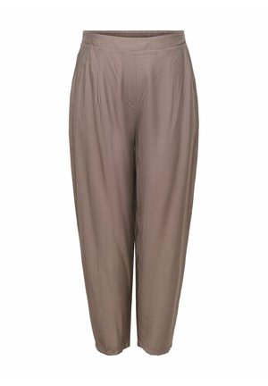 ONLY Carmakoma, TROUSERS CARJOANNA REGULAR FIT TROUSERS - Broek - walnut