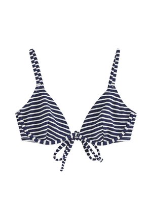Lindex, UNPADDED - Bikinitop - navy