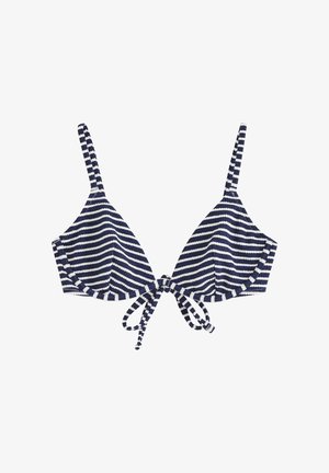Lindex, UNPADDED - Bikinitop - navy