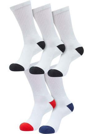 UNISEX COLORED  5-PACK - Socks - white black white black white black white cityred white midnightnavy
