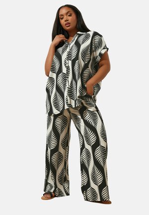 SEASHELL PRINT TEXTURED  - Débardeur - black