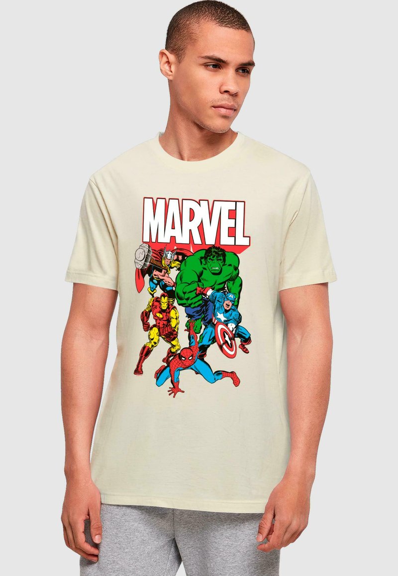 ABSOLUTE CULT - AVENGERS MARVEL COMICS GROUP - T-shirt imprimé - sand, Agrandir