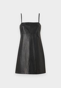 SLIP MINI DRESS - Kokteilikleit/peokleit - black