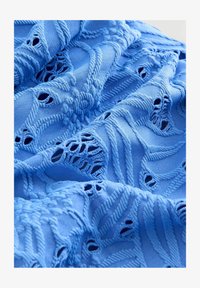 Unselected, blue broderie