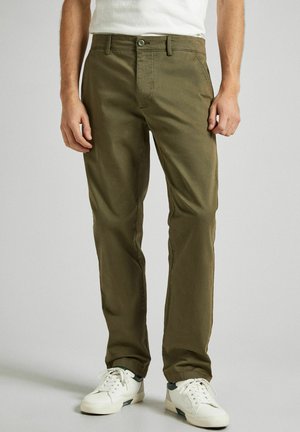 Pantalones chinos - military green