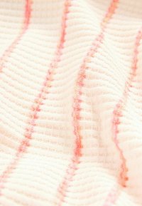 REGULAR FIT-TEXTURED WAFFLE ZIP THROUGH - Chaqueta de punto - ecru pink