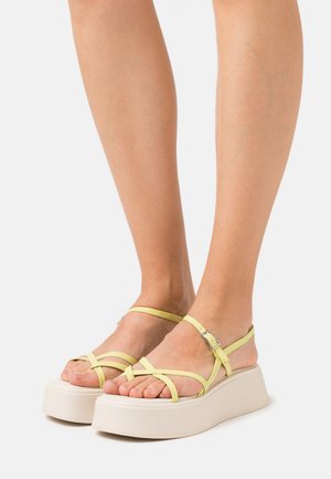 COURTNEY - Teensandalen - lemon