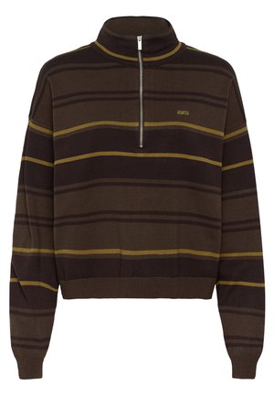 Gestuz, THALIO - Pullover - ganache/slate black/plantation