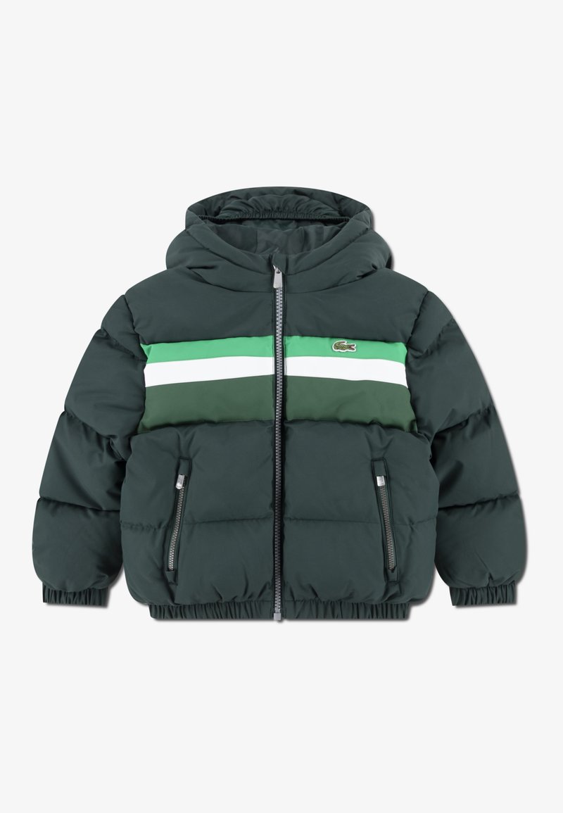 Lacoste CHEST STRIPE PUFFE - Zimska jakna - sinople