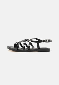 DARRINGTON FLAT - T-pántos szandálok - black