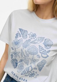 VILA VINORA S/S NOOS - T-shirts print - bright white