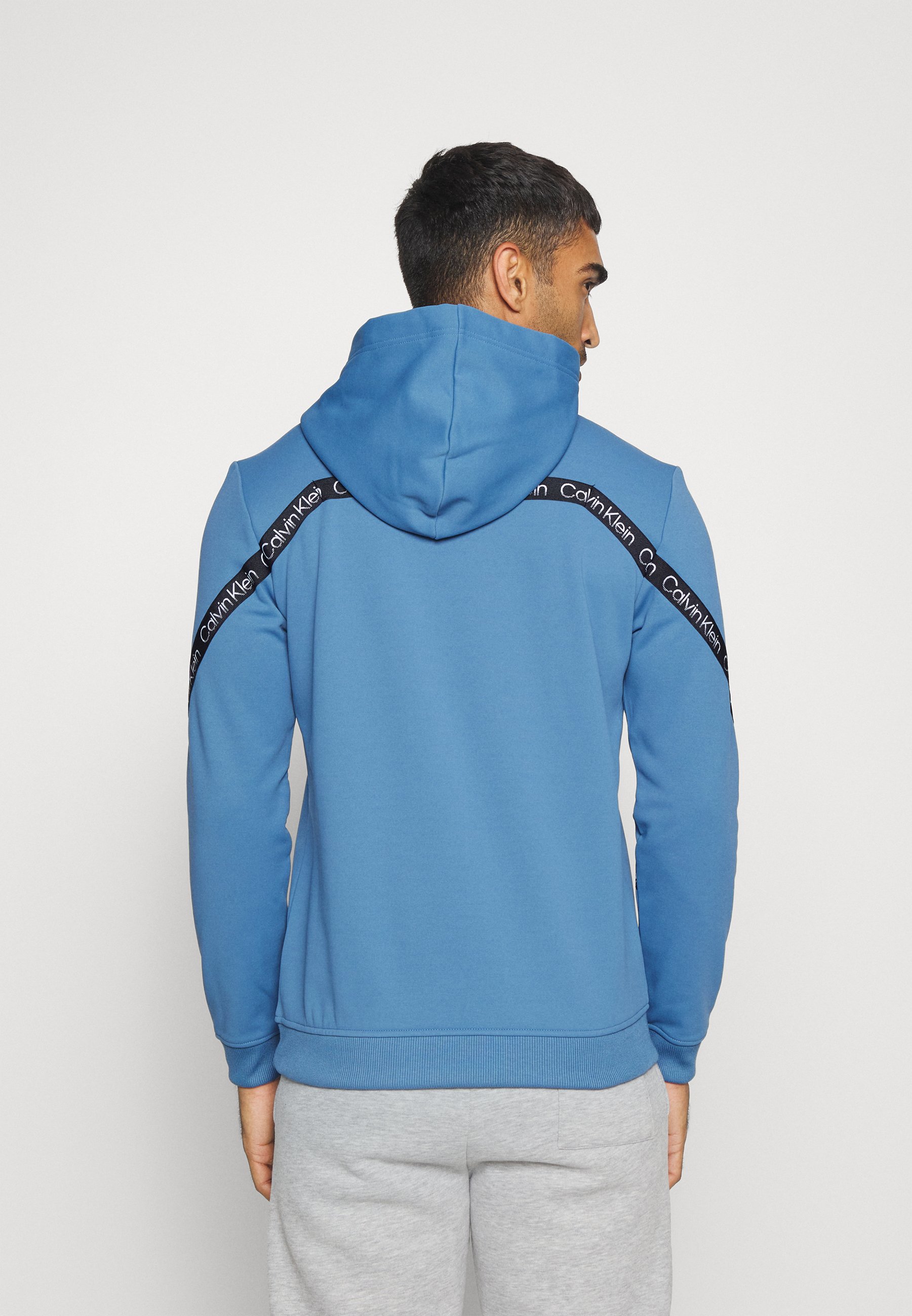 calvin klein quilted thermal 1 4 zip jacket