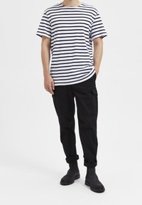 Selected Homme Camiseta estampada - white