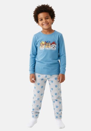 Paw Patrol, PAW PATROL SCHLAFANZUG CHASE, MARSHALL   RUBBLE PYJAMA SET LANGARM OBERTEIL MIT HOSE - Pyjama set - blau/grau