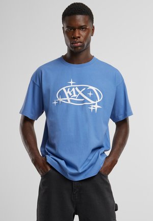 Print T-shirt - blue