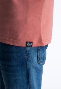 Petrol Industries MARINER - Camiseta estampada - red brick