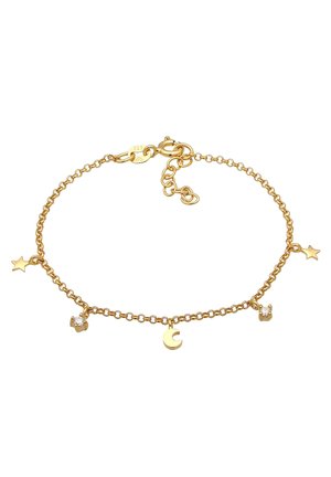 STAR MOON ANKLET - Armband - gold-coloured
