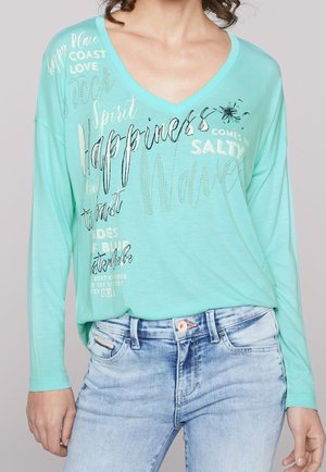 Soccx Long sleeved top - turquoise