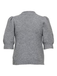 JDY JDYRUE LIFE 2/4 PEARL - Camiseta estampada - medium grey melange