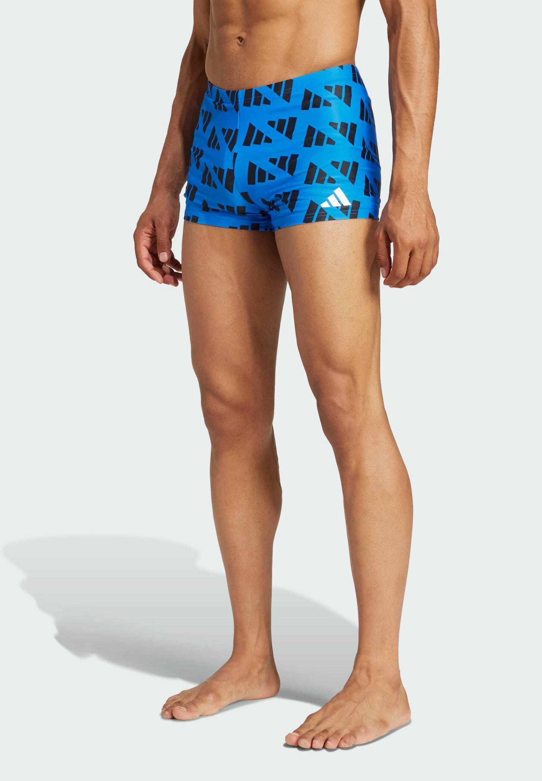 adidas Performance LOGO GRAPHIC 2.0 - Zwembroek - bright royal black/blauw  - Zalando.nl