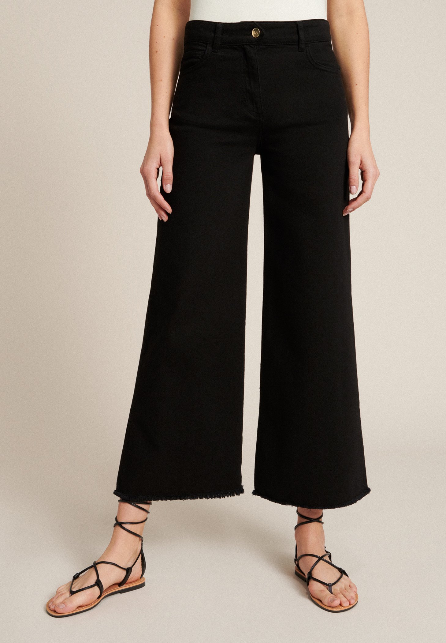 Luisa Spagnoli Jeans a zampa - nero - Zalando.it