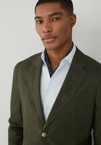 Hackett London DELAVE HOPSACK - Sakko - khaki