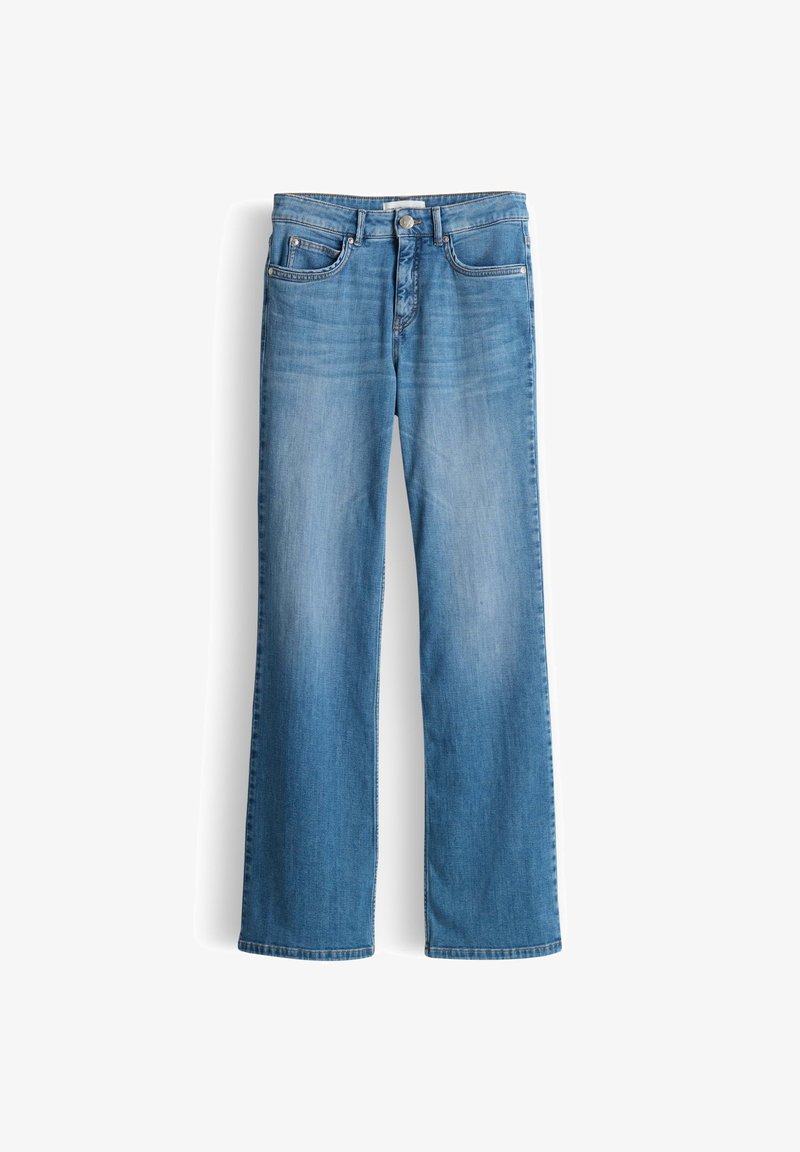 Powder Blue Jean OPUS PANTS MID RISE POWERSTRETCH - Jeans a zampa - dark powder blue/blu ...