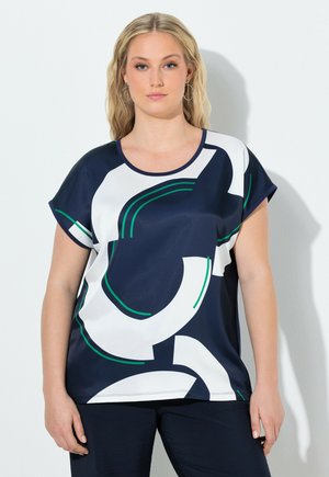 KREISE RUNDHALS HALBARM - Camicetta - marine