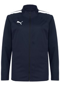 Puma - LIGA  - Verryttelytakki - peacoat/puma white Pienoiskuva 1