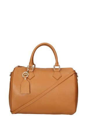 BOWLER - Borsa a mano - d cuoio scuro dark cognac