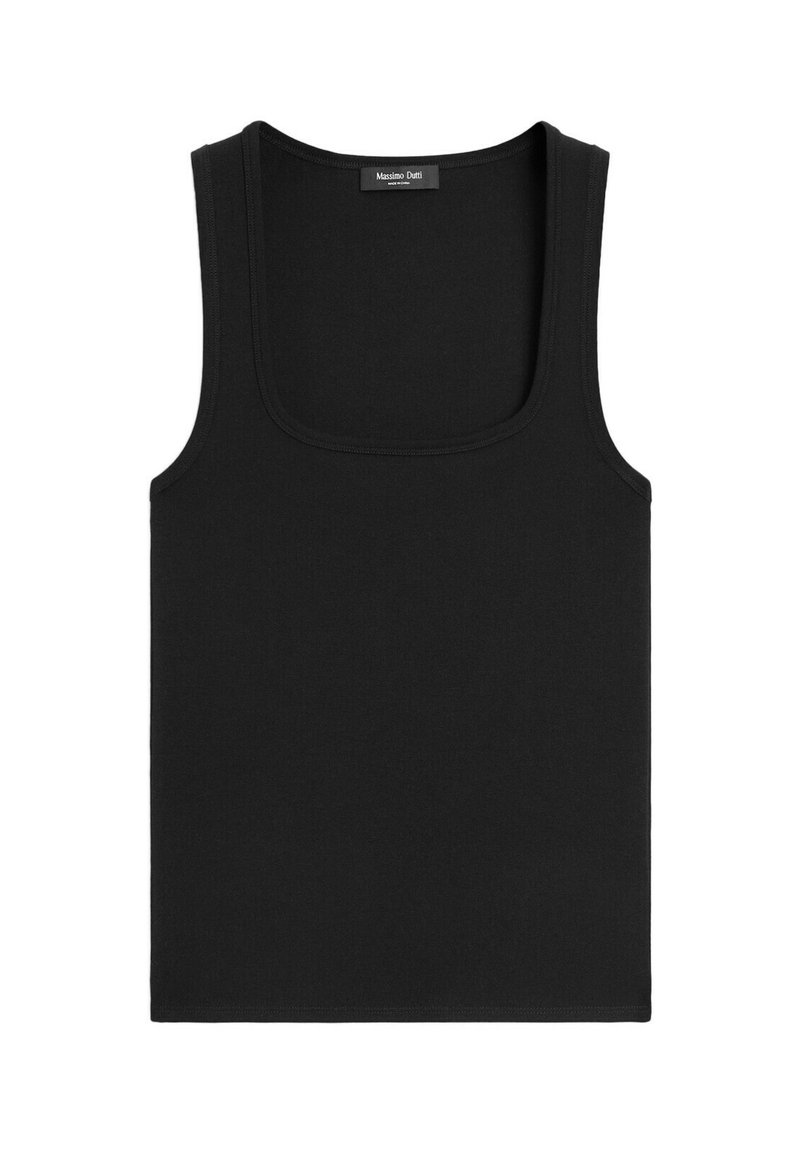 Massimo Dutti Top - black/nero - Zalando.it