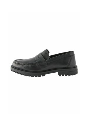 CLEATED SADDLE   REGULAR FIT - Loaferit/pistokkaat - black