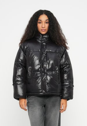 NMALLIE SHINY PUFFER - Zimná bunda - black