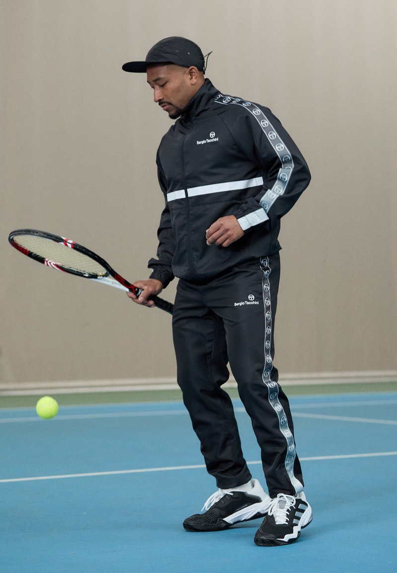 Sergio Tacchini GRADIENTE - Surv??tement - black/white/noir - ZALANDO.FR