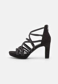 Marco Tozzi Plateausandalette - black